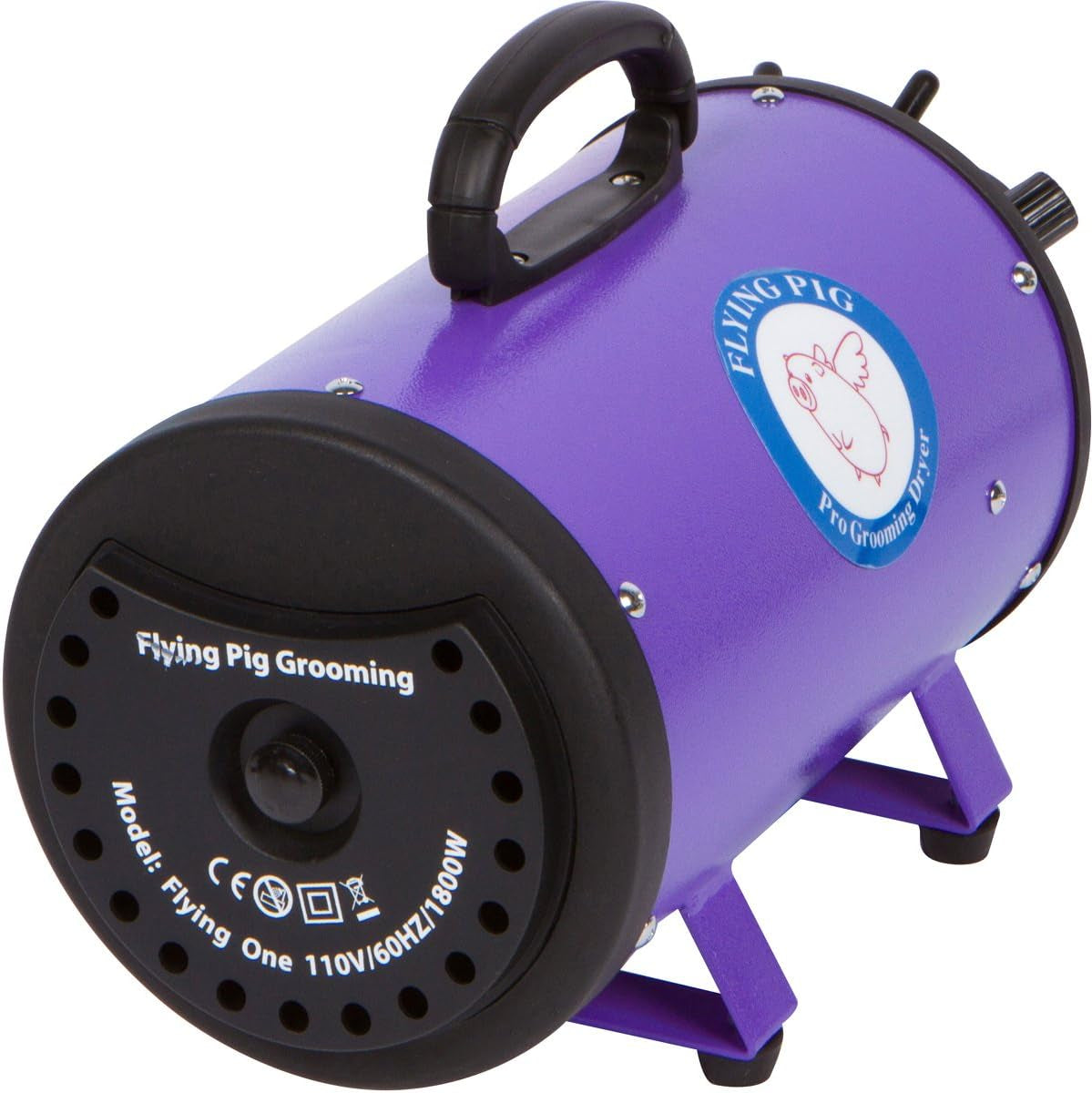 flying-pig-high-velocity-dog-pet-grooming-dryer-w-heater-model-flying-one-purple