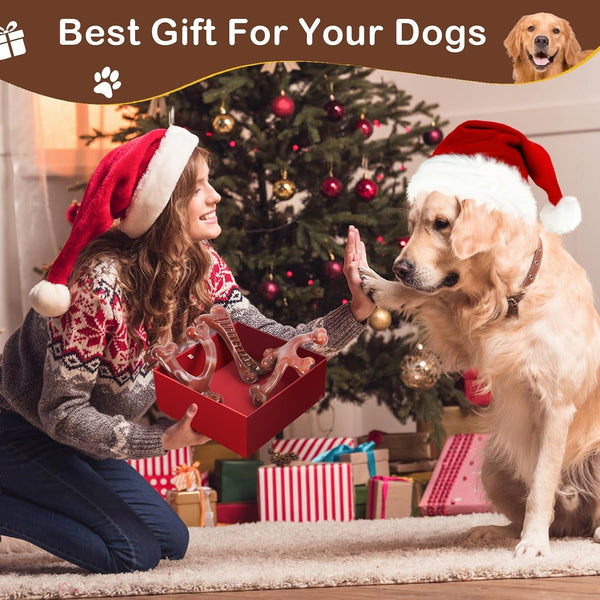 Nougat Dog Chew Toys.3Pack Dog Toys for Aggressive Chewers for Large, Medium & Small Breeds6