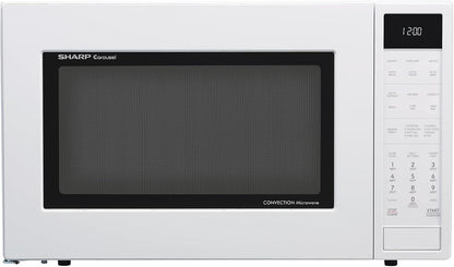 SMC1585KW Convection Countertop Microwave Oven with Removeable 15.4" Carousel Turntable, 1.5 Cubic Feet, 900 Watt, Sensor Cooking, White | 1.5 Cubic Feet, 900 Watt, Removeable 15.4" Carousel Turntable, Sensor Cooking1