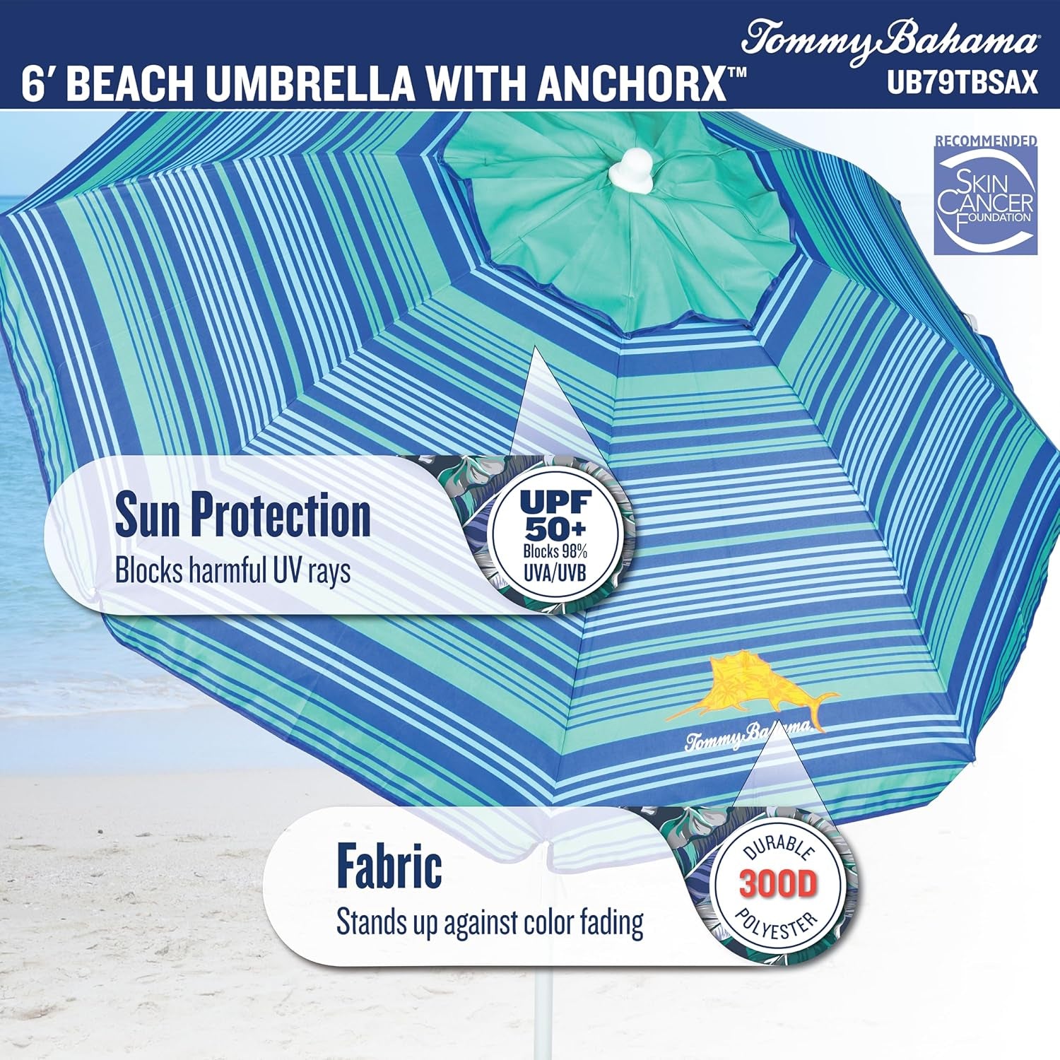 tommy-bahama-anchorx-adjustable-beach-umbrella-base-system-with-sand-anchor-and-carrying-bag-spf-50-protection-portable-outdoor-market-umbrella