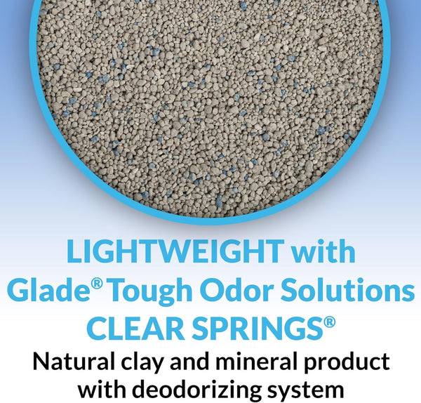 Purina Tidy Cats Light Weight, Low Dust, Clumping Cat Litter, Lightweight Glade Clear Springs Multi Cat Litter - 6 Lb. Jug3