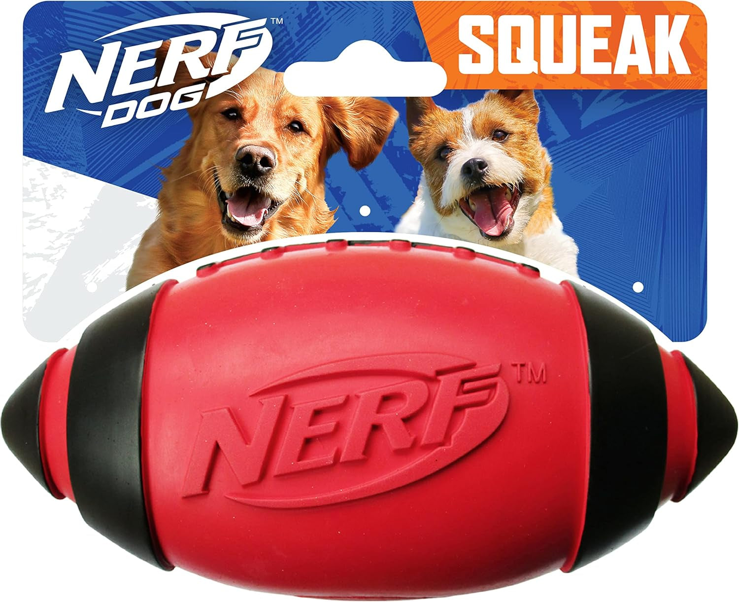 nerf-dog-tire-squeak-football-outdoor-dog-toy-6-inch-dog-football-squeaking-toy-for-medium-and-large-breeds-blue