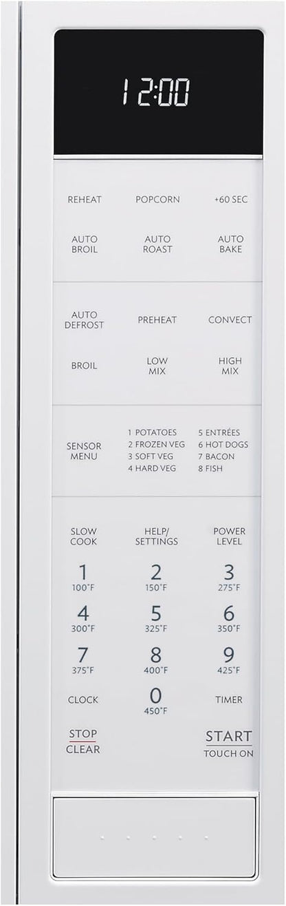 SMC1585KW Convection Countertop Microwave Oven with Removeable 15.4" Carousel Turntable, 1.5 Cubic Feet, 900 Watt, Sensor Cooking, White | 1.5 Cubic Feet, 900 Watt, Removeable 15.4" Carousel Turntable, Sensor Cooking15