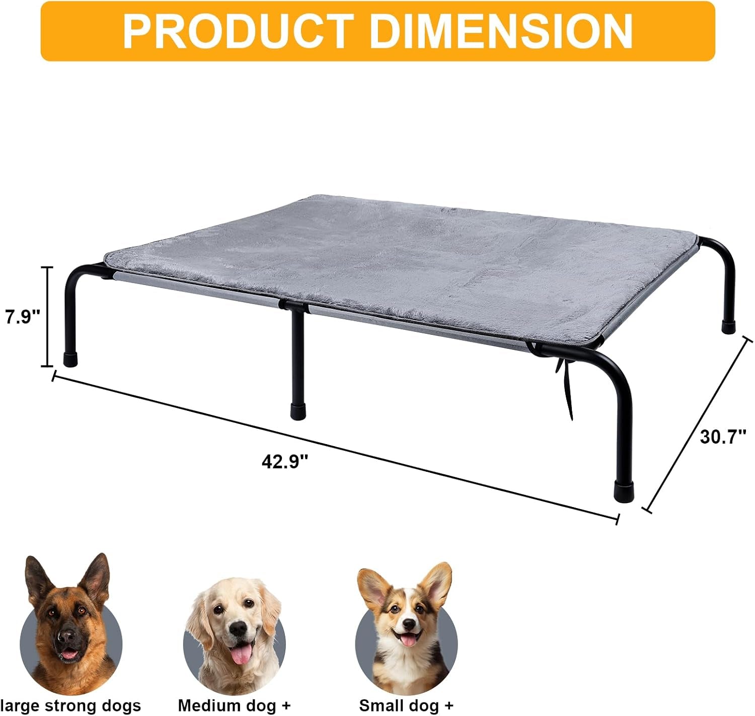 outdoor-dog-elevated-bed-with-plush-mat-raised-dog-beds-pet-cot-hammockl-durable-washable-raised-dog-bed-indestructible-elevated-cooling-dog-beds-durable-dog-cot-bed-lifted-outside-dog-hammock-bed