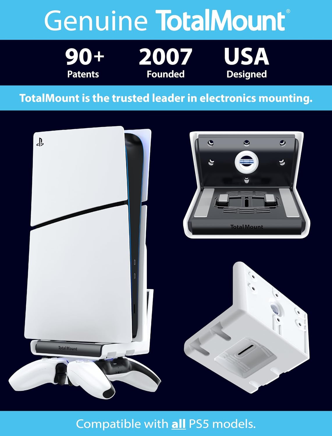 for-all-ps5-models-premium-cooling-level-stops-vibration-designed-in-usa-wall-mount-compatible-with-all-ps5-models-including-slim-pro-and-original-dampers-minimize-fan-rattling