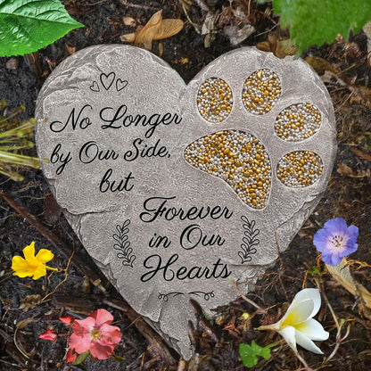 OBSI Dog Memorial Gifts for Loss of Dog Sympathy Gift - Rainbow Bridge Dog Memorial Stone for Remembrance Dog Passing Away Sympathy Gifts - Thoughtful Pet Loss Gifts - Gray1