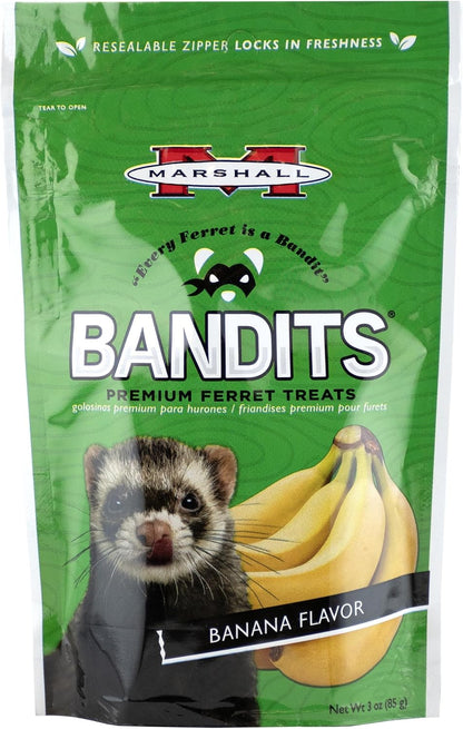 Marshall Bandits Premium Ferret Treats – Peanut Butter Flavor – 3 Oz – Soft, Chewy Snacks for Training, Bonding & Daily Treating5