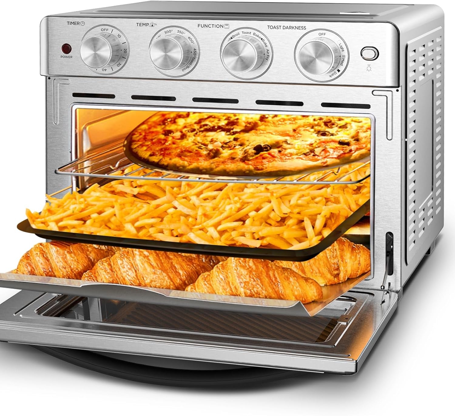 air-fryer-toaster-oven-26-qt-large-airfryer-convection-countertop-oven-combo-with-easy-bake-roast-broil-warm-6-slice-toast-7-in-1-functions-3-layers-with-4-accessories-stainless-steel