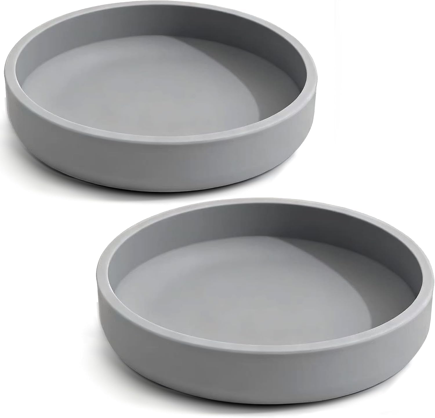 silicone-cat-bowl-shallow-non-slip-cat-dishes-set-of-2-relief-whisker-fatigue-small-pet-dog-bowls-for-dry-wet-food-round-grey