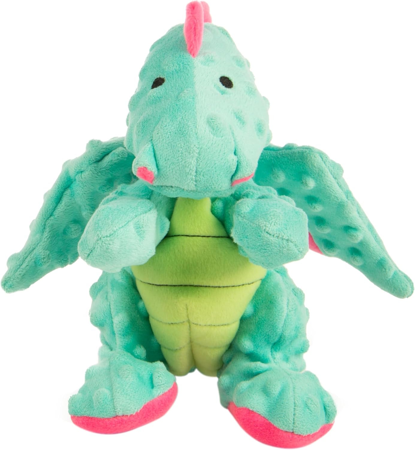 godog-bubble-plush-dragons-squeaky-dog-toy-chew-guard-technology-coral-large