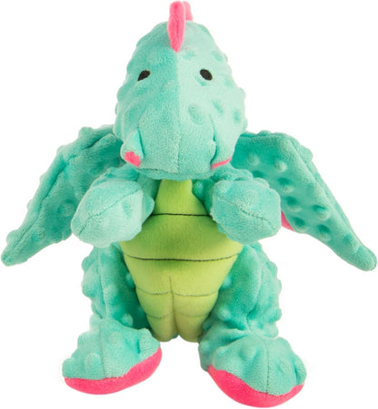 Godog Bubble Plush Dragons Squeaky Dog Toy, Chew Guard Technology - Coral, Large17