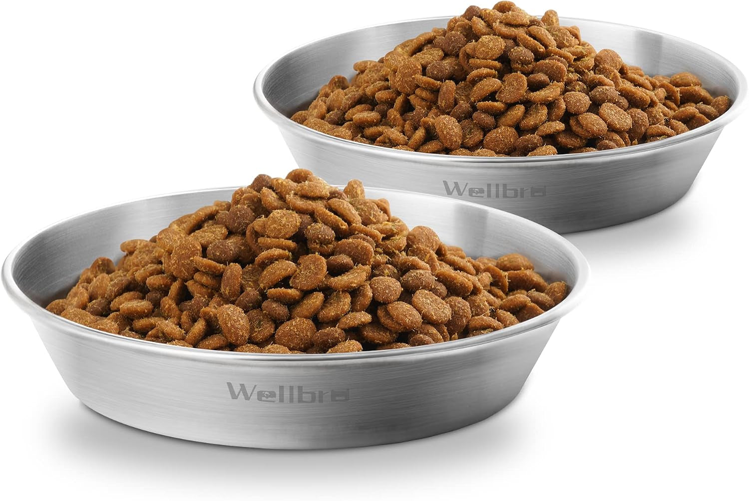 cat-bowls-2-pcs-stainless-steel-cat-bowls-for-food-and-water-whisker-fatigue-shallow-non-slip-dishes-plates-for-small-dog-puppies-cats