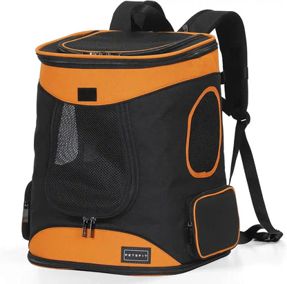 Petsfit Pet Backpack Carrier with Upgrade Waist Cushion Design to Better Fit the Waist, Suitable for Small and Medium Dogs Cats, and Rabbits up to 18 Pounds11