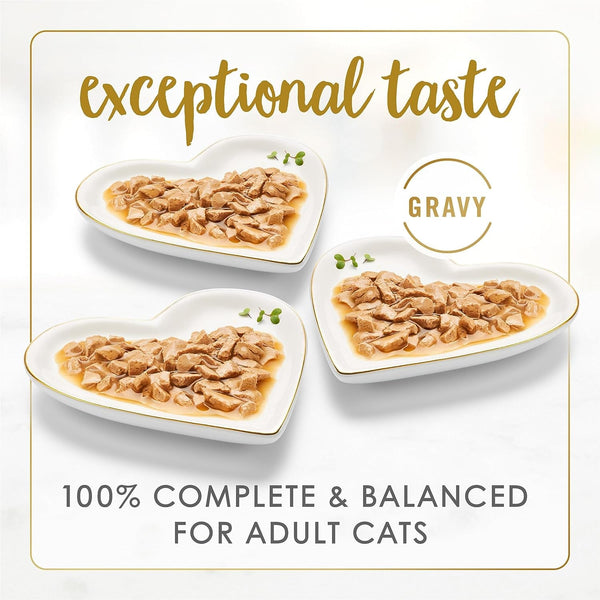 Purina Fancy Feast Gravy Lovers, Poultry & Beef Wet Cat Food, 3Oz, 24-Pack3