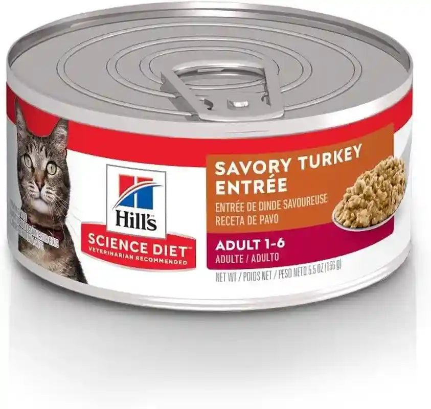 hills-science-diet-adult-1-6-wet-cat-food-variety-pack-1-veterinarian-recommended-savory-entree-turkey-liver-chicken-and-turkey-5-5-oz-cans-12-pack