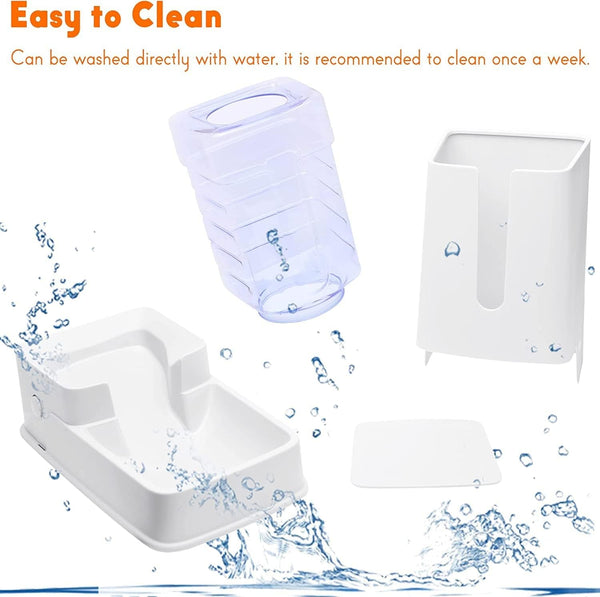 Automatic Pet Feeders Automatic Dog Food and Water Dispenser Water Dispenser for Dogs Gravity Water Dispenser Cat Feeders Automatic Cat Food Dog Water and Food Dispenser Gravity Pet Water Dispenser3