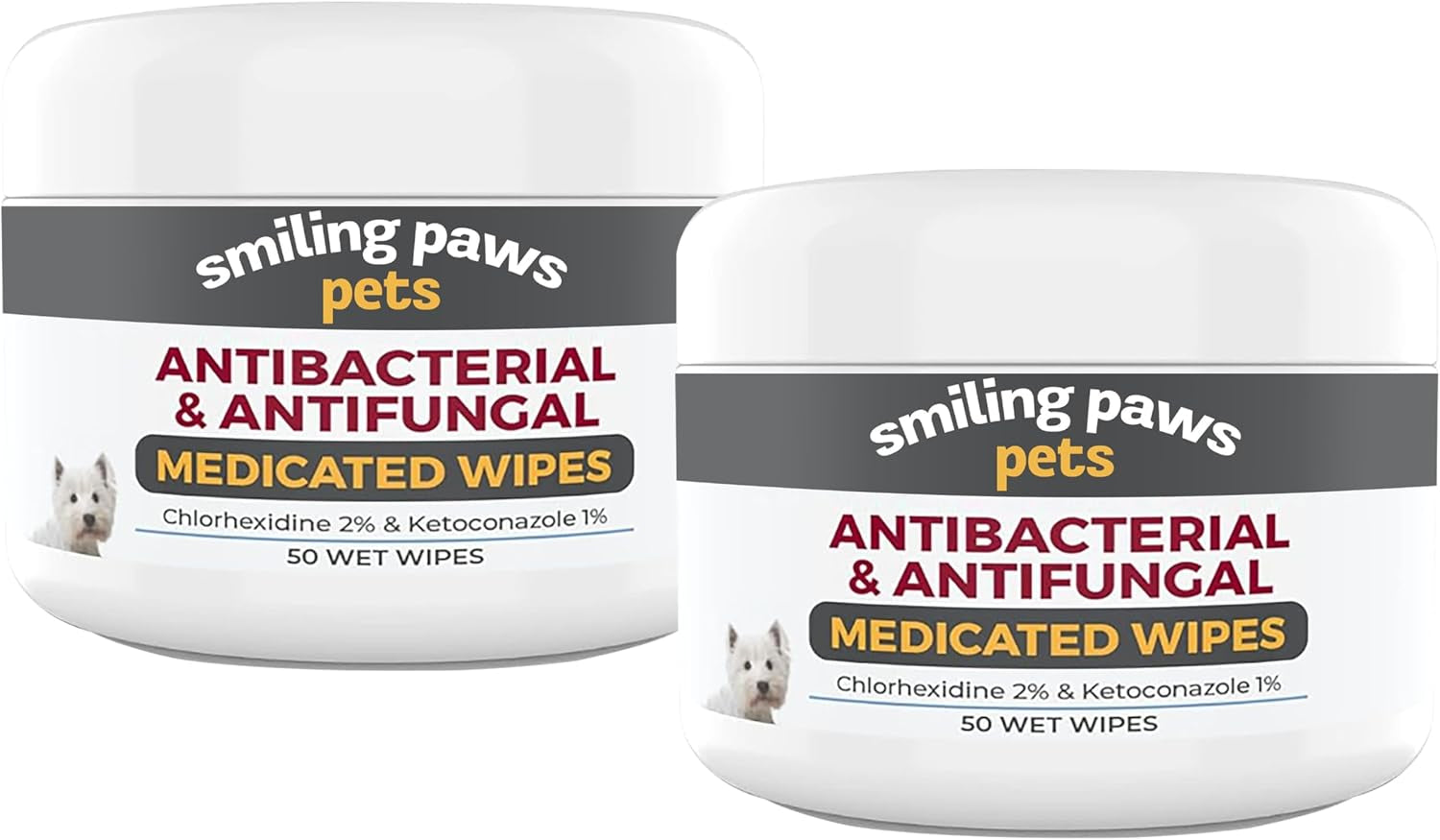 smiling-paws-medicated-grooming-wipes-for-dogs-cats-1pk-50-wipes-medicated-grooming-wipes-for-dogs-cats-contains-ketoconazole-chlorhexidine-treats-yeast-infection-ringworm-pyoderma