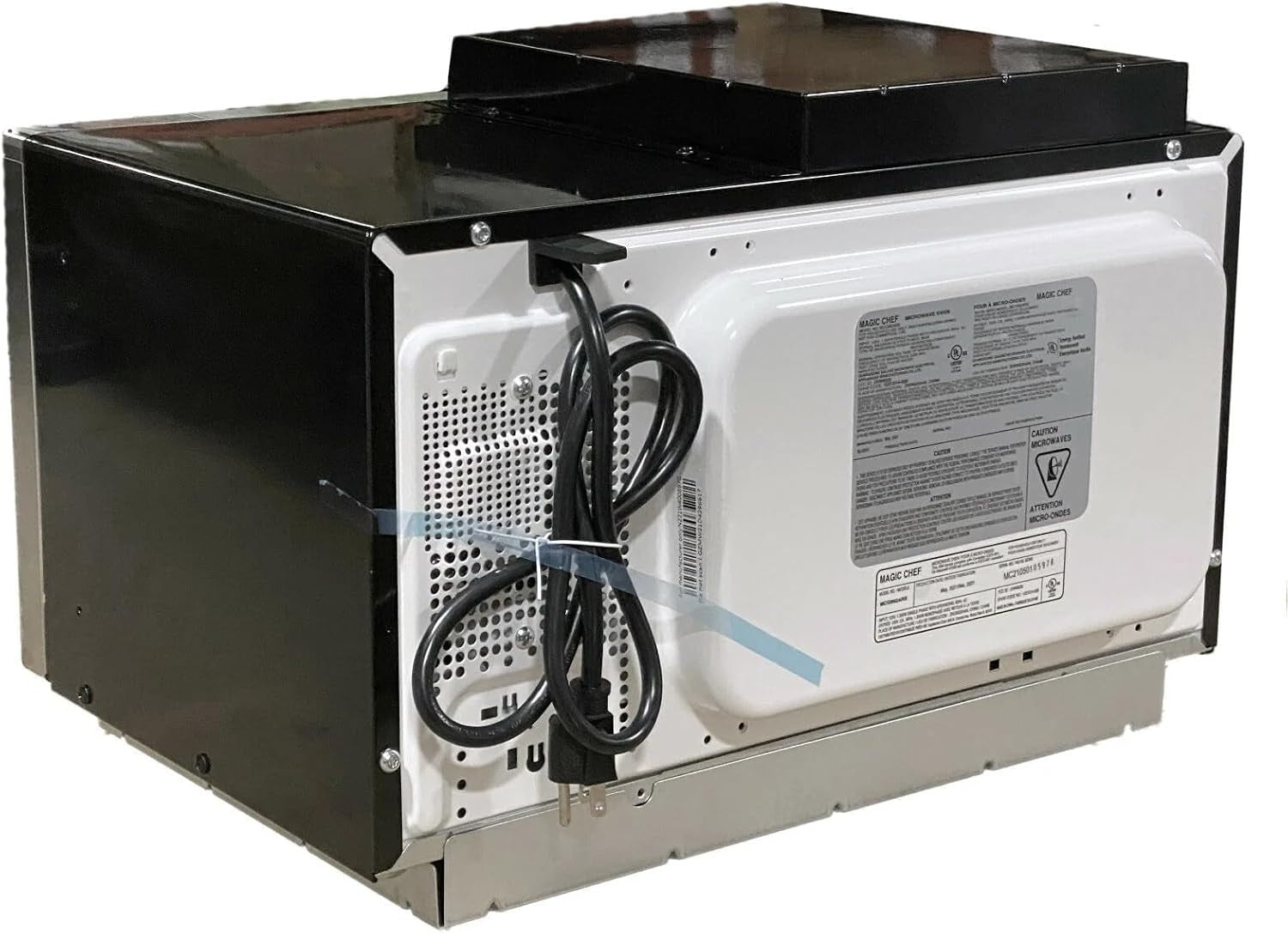 procamp-0-9-cu-ft-rv-microwave-with-trim-kit-900w-stainless-built-in-0-9-cu-ft-rv-microwave-900w-10-power-levels-stainless-with-trim-kit-for-motorhomes-campers-mcg992arb