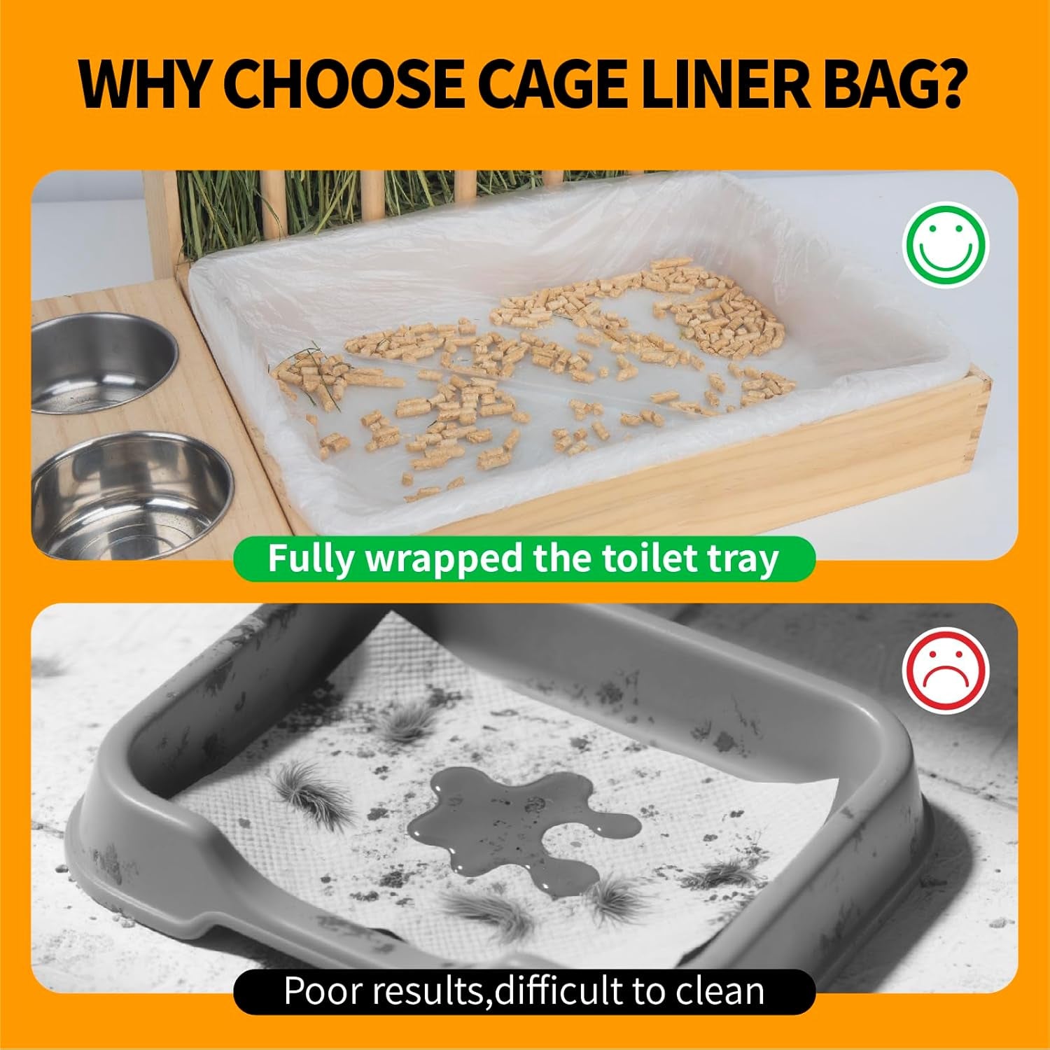 besnew-small-animal-bedding-litter-50-pcs-disposable-rabbit-cage-liner-bags-3s-quick-clean-for-bunny-cat-guinea-pig-ferret-chinchilla