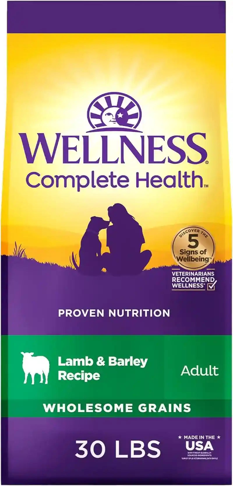 wellness-complete-health-adult-dry-dog-food-wholesome-grain-kibble-natural-chicken-and-oatmeal-recipe-30-lb-bag