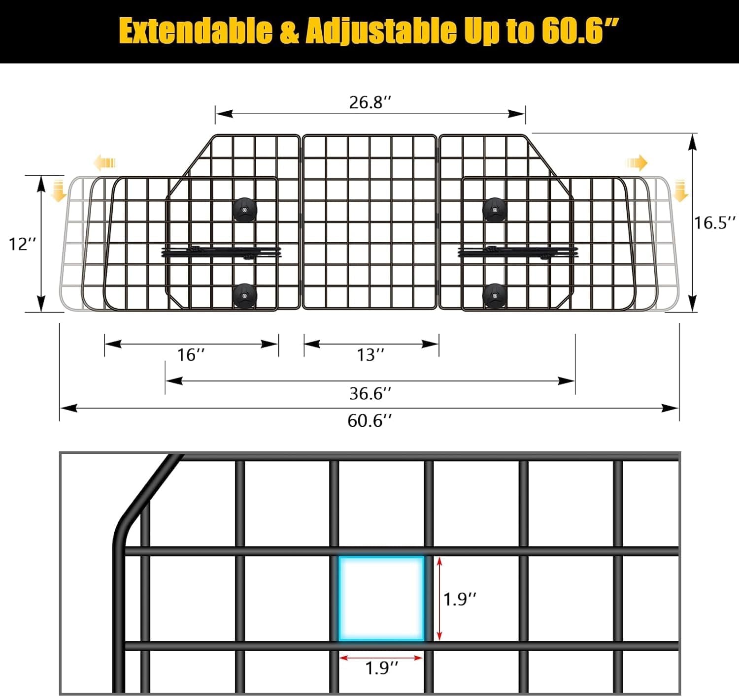 gtongoko-dog-car-barrier-for-suv-heavy-duty-steel-wire-mesh-pet-divider-for-vehicles-adjustable-universal-fit-dog-travel-barrier-for-cars-trucks-suvs-cargo-area-safety-gate-with-elastic-ropes