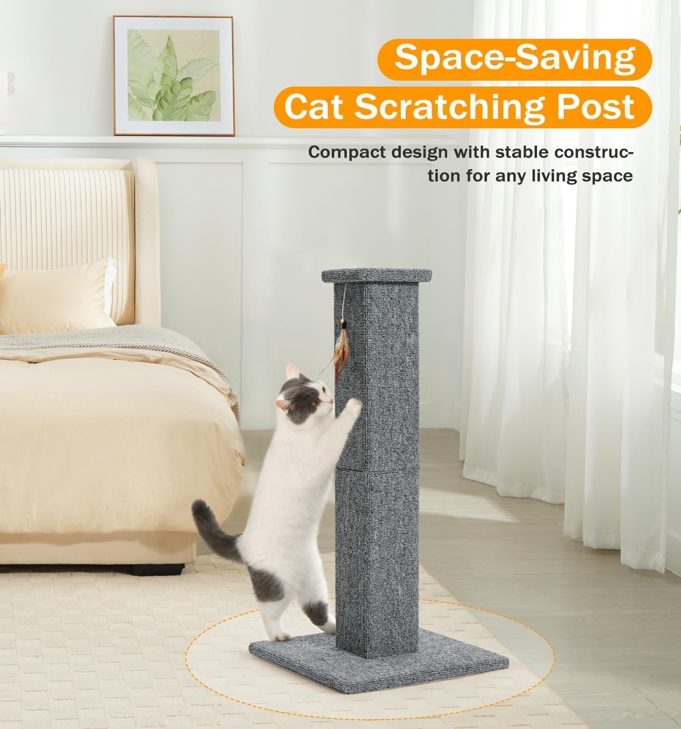 made4pets-cat-scratching-post-for-indoor-cats-carpet-cat-scratcher-32-soft-carpet-surface-for-cats-that-prefer-fabric-scratching-stable-base-full-body-stretching-ideal-for-kittens-adult-cats