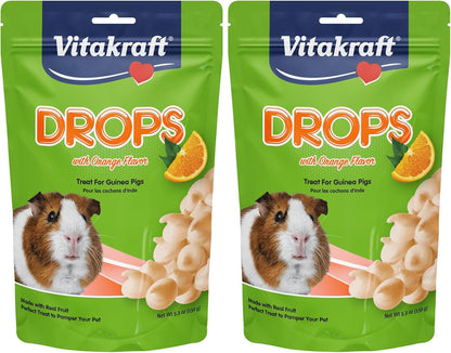 Vitakraft Drops with Orange Flavor Guinea Pig Treats 5.3 Oz Bag Delicious Yogurt Enriched Snacks with Vitamin C Essential Nutrients and Wholesome Nourishment for Small Pets10