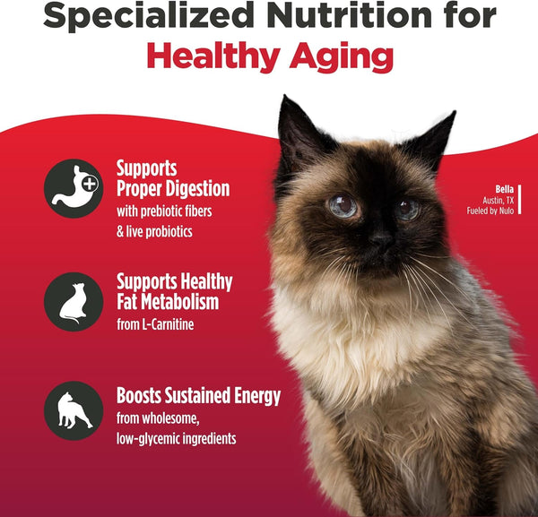 Nulo Freestyle Senior Dry Cat Food - Alaska Pollock & Sweet Potato, High Protein, Natural Grain Free Cat Food with Probiotics and L-Carnitine, 4Lb Bag3