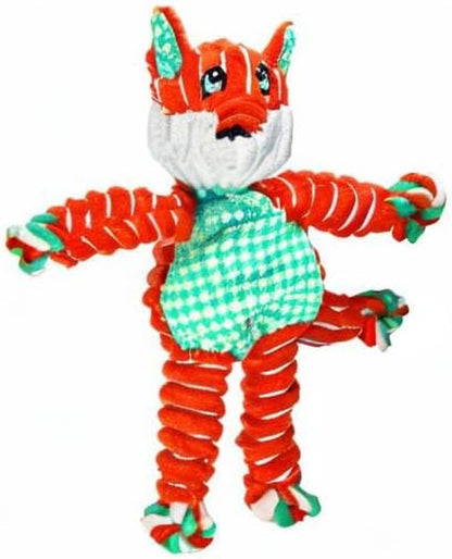 KONG Floppy Knots - Knotted Rope Dog Toy Entices Play - Tug Toy Satisfies Natural Instincts - Dog Supplies with Floppy Design & Minimal Stuffing - Fox, for Medium/Large Dogs5