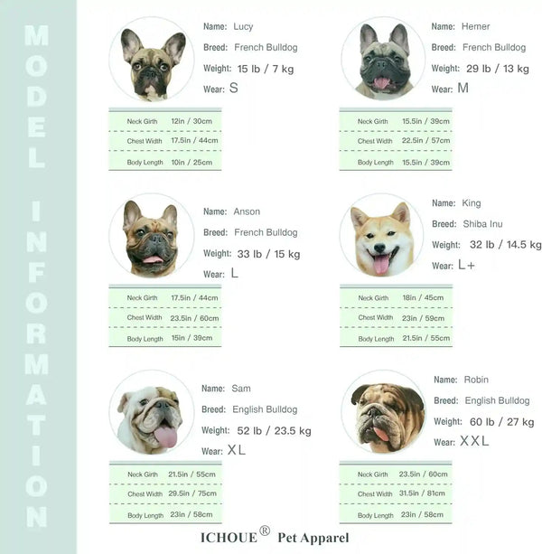 Ichoue French Bulldog Frenchie Clothes Hoodies for Dogs Pug English Boston Terrier Bully Pitbull Corgi Sweatshirt Sweater Clothing - Khaki/Xlarge2
