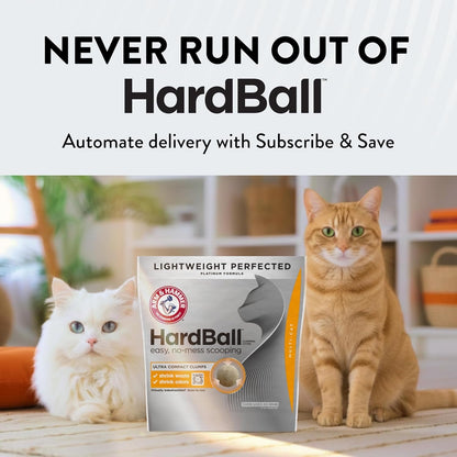 ARM & Hammer Hardball Clumping Cat Litter, Garden Bloom, 14.5 Lbs | Lightweight 5-In-1, 24/7 Odor Control, Easy Clean Up, Non-Clay Formula, 99.9% Dust-Free, Multi-Cat9