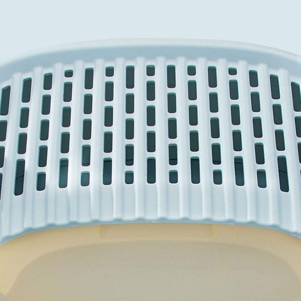 Dog Potty Training Toilet ﻿ Creative Cat Litter Box Fully Enclosed Drawer Top Entry Toilet Supplies Oversized Deodorant Pan (Blue)(Pink)9
