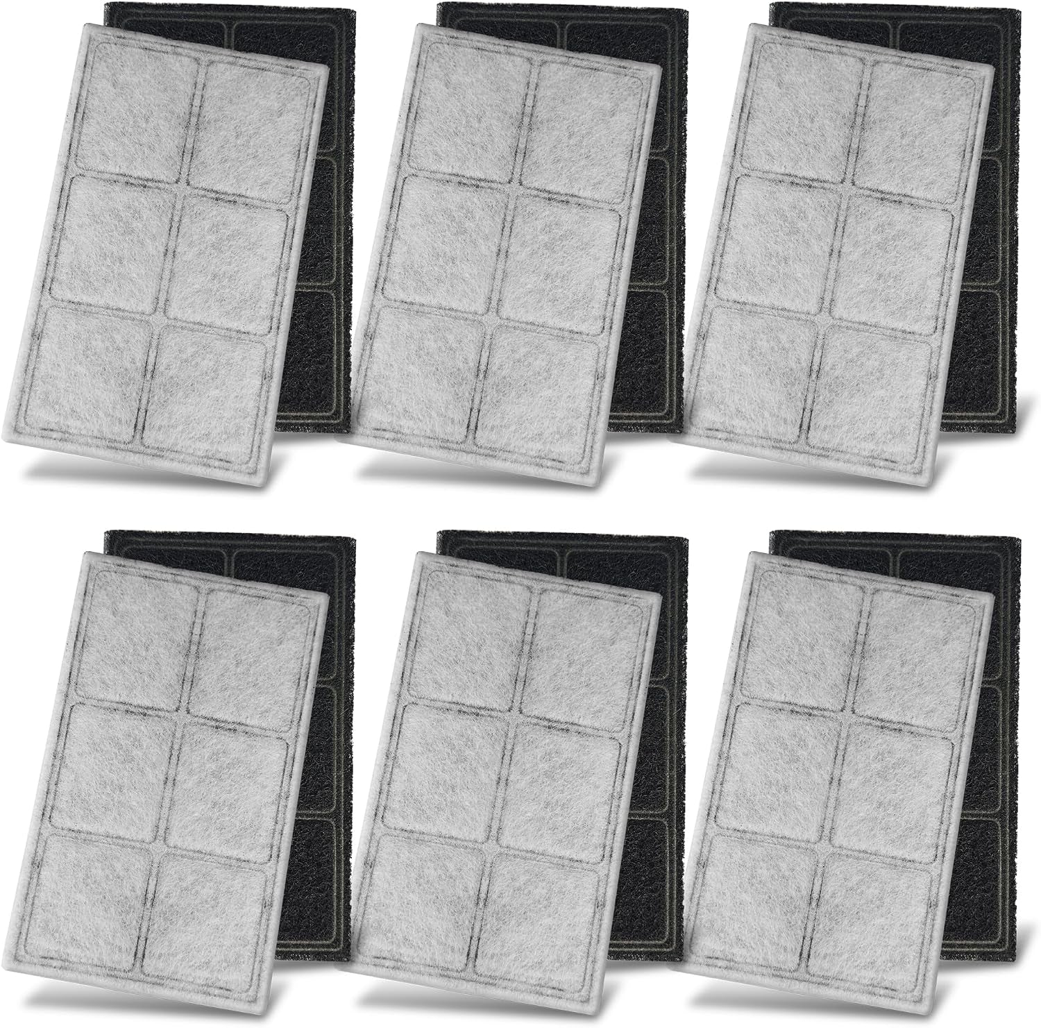 cat-water-fountain-replacement-carbon-filters-pack-of-12-compatible-with-petsafe-drinkwell-platinum-pet-fountain-premium-pet-water-fountain-dog-water-bowl-dispenser-charcoal-filter