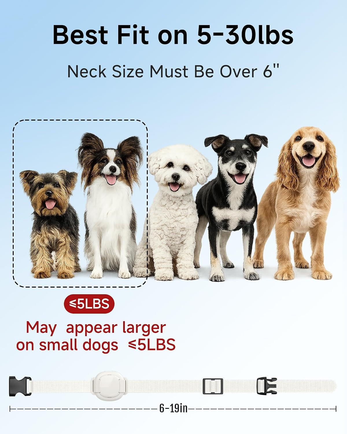 shock-collar-for-small-dogs-5-30lbs-ipx8-waterproof-white-4200ft-dog-training-collar-with-remote-rechargeable-electric-collar-with-3-modes-security-lock