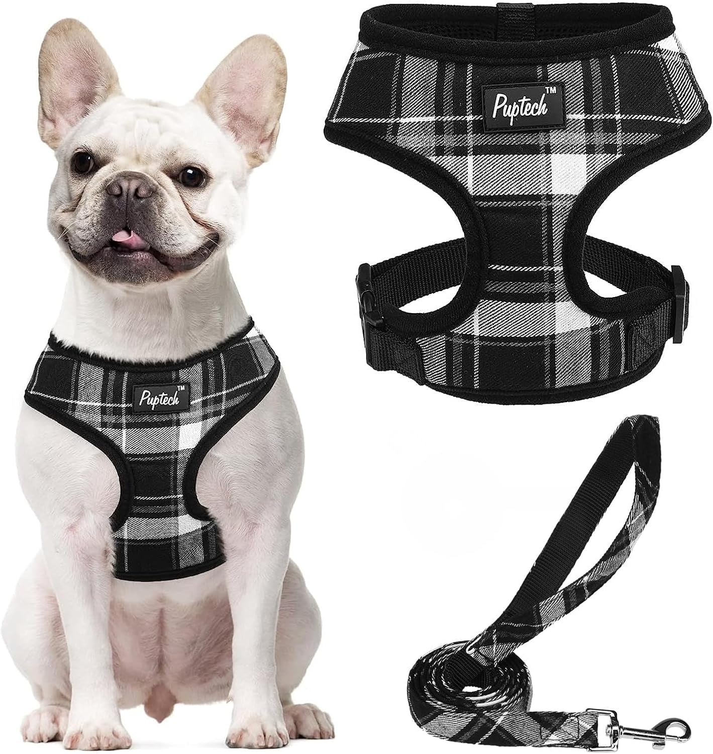 pupteck-soft-mesh-dog-harness-small-sized-and-leash-set-pet-puppy-cat-comfort-padded-vest-no-pull-harnesses-beige-s