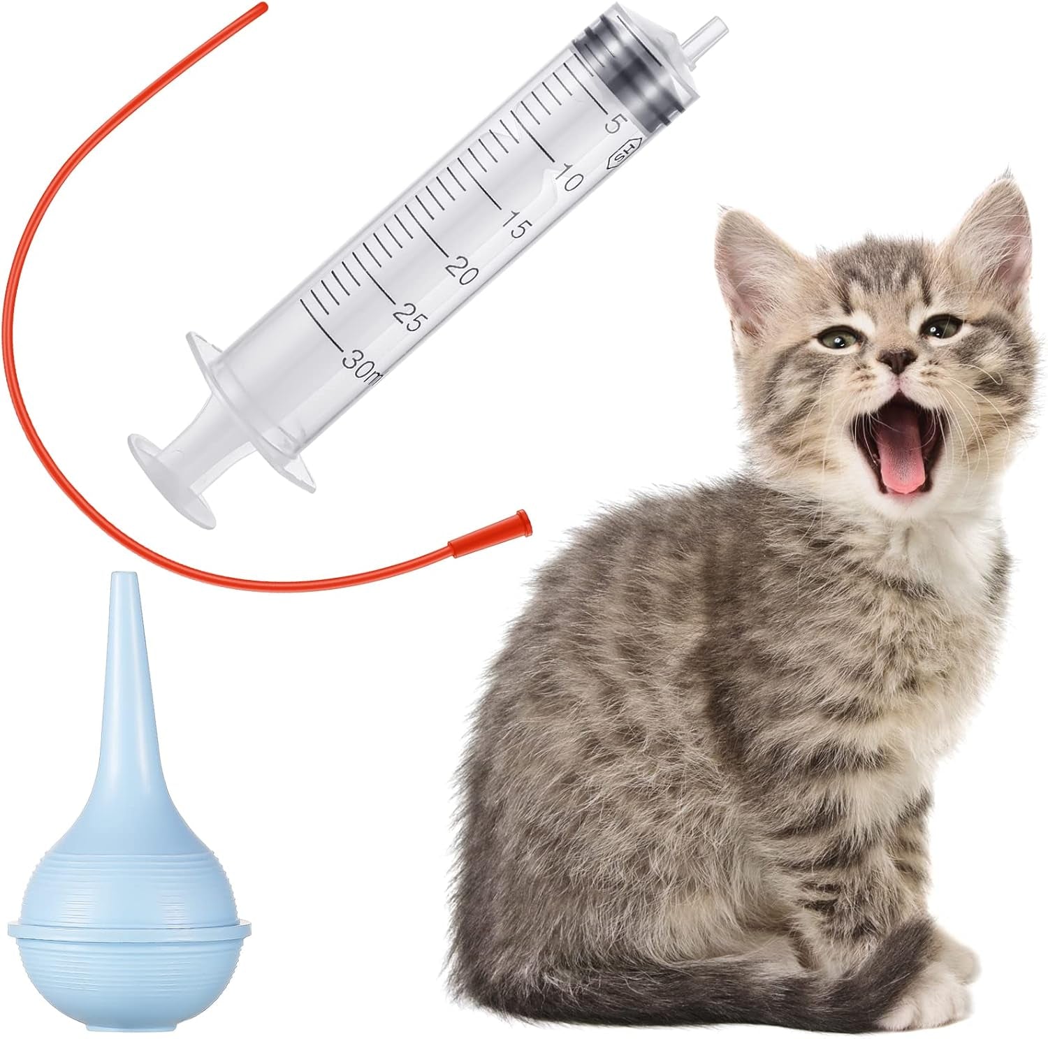 7-pack-tube-feeding-kit-8-fr-tubes-syringes-for-puppy-lamb-kitten-whelping-newborn-care-bulb-syringe-included-goat-kid-foal-piglet-compatible-10ml-30ml-60ml-syringes