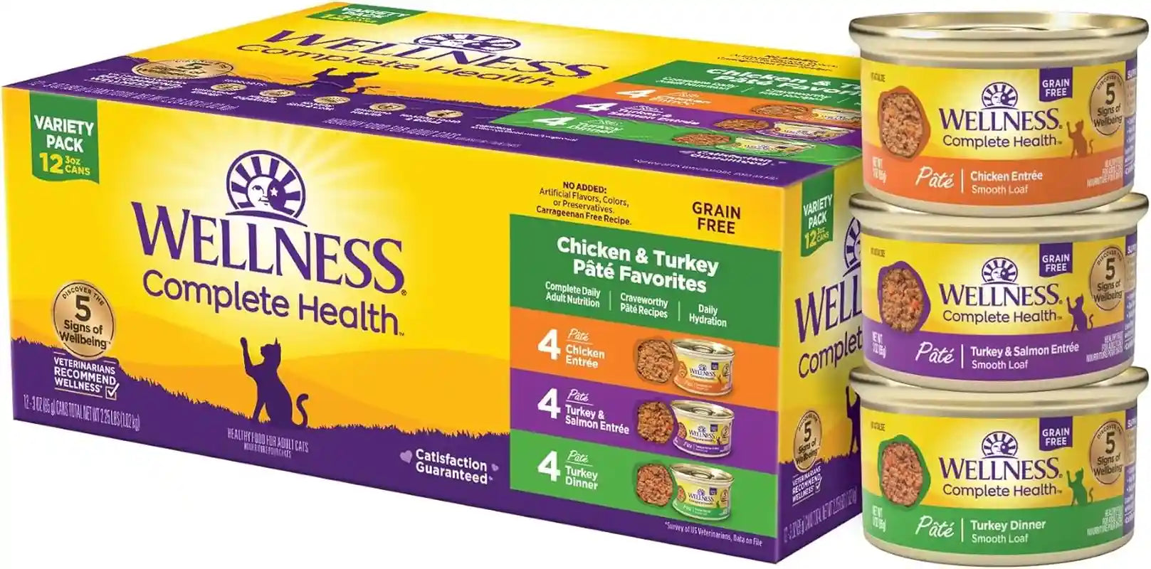 wellness-complete-health-pate-variety-pack-adult-canned-wet-cat-food-natural-protein-rich-grain-free-seafood-favorites-3-oz-pack-of-24-cans