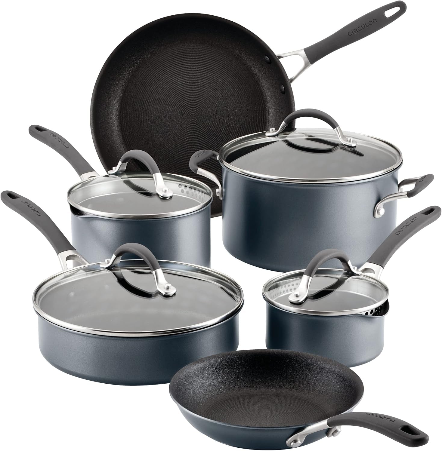 a1-series-with-scratchdefense-technology-nonstick-induction-cookware-pots-and-pans-set-10-piece-graphite