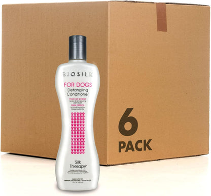 Biosilk for Dogs Silk Therapy Dog Detangling Conditioner, Dog Coat Conditioner to Help Smooth Knots and Tangles and Support Soft Manageable Coats during Routine Grooming, 12 Fl Oz | Smooths Knots and Tangles for Soft, Manageable Coats, Supports Routine Grooming and Brushing7