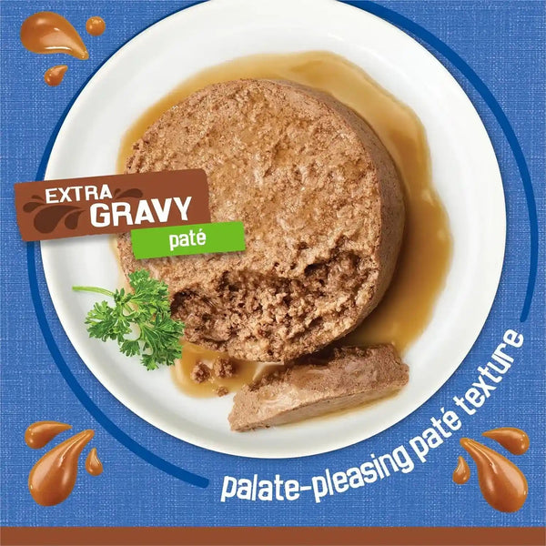 Purina Friskies Wet Cat Food Pate, Extra Gravy with Tuna - (Pack of 24) 5.5 Oz. Cans3