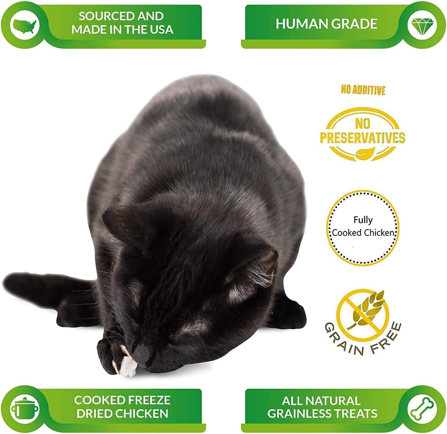life-essentials-by-cat-man-doo-chicken-5oz-bag-freeze-dried-chicken-cat-dog-treats-healthy-single-ingredient-training-treats-high-protein-cooked-freeze-dried-white-chicken-breast-meat-healthy-chicken-cat-treats-dog-treats-high-protein-toppers-made-in-usa