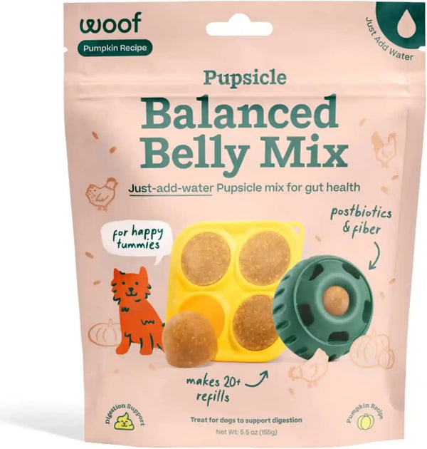 WOOF Dog Pupsicle Mix - Easy-To-Make DIY Pupsicle Refills - Tasty, Healthy Pupsicle Mix - Wholesome Ingredients - Long-Lasting Treats for Dogs - Bacon and Cheese Mix10