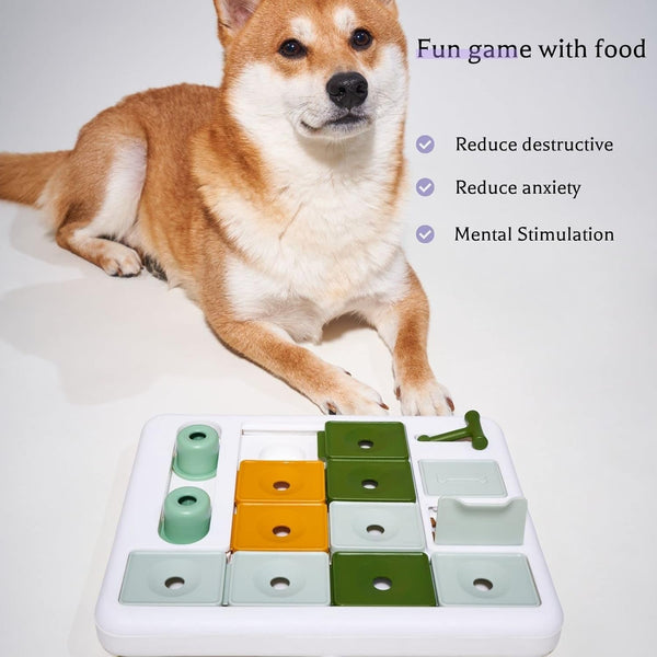 Barkwhiz Dog Puzzle Toy 3 Levels, Mental Stimulating for Boredom and Smart Dogs, Treat Puzzle for All Breeds Dog5