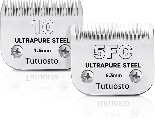 3 Pack 10 Clipper Blade Compatible with Andis, Wahl and Oster Dog Clippers | Detachable Pet Grooming Replacement Blade for Dog Grooming Clippers, Replacement Blades, Compatible Accessory10