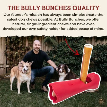 Bully Bunches Premium (6" Standard - 5 Pack) Odor-Free Bully Sticks for Small to Medium Dogs & Puppies - Consistently Sized, Long Lasting Chews for Oral Care - All Natural, 100% Beef Dog Treats8