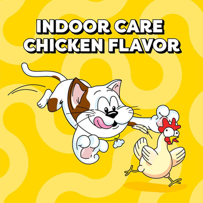 Temptations Indoor Care Crunchy & Soft Cat Treats, Chicken, 4.9 Oz, 10 Pack | under 2 Calories per Treat, Crunchy outside & Soft Inside, Resealable Pouch, 100% Complete & Balanced for Adult Cats4