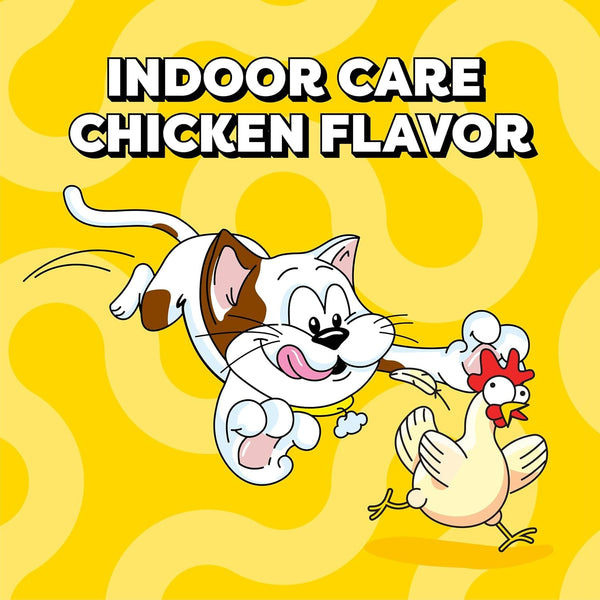 Temptations Indoor Care Crunchy & Soft Cat Treats, Chicken, 4.9 Oz, 10 Pack | under 2 Calories per Treat, Crunchy outside & Soft Inside, Resealable Pouch, 100% Complete & Balanced for Adult Cats4