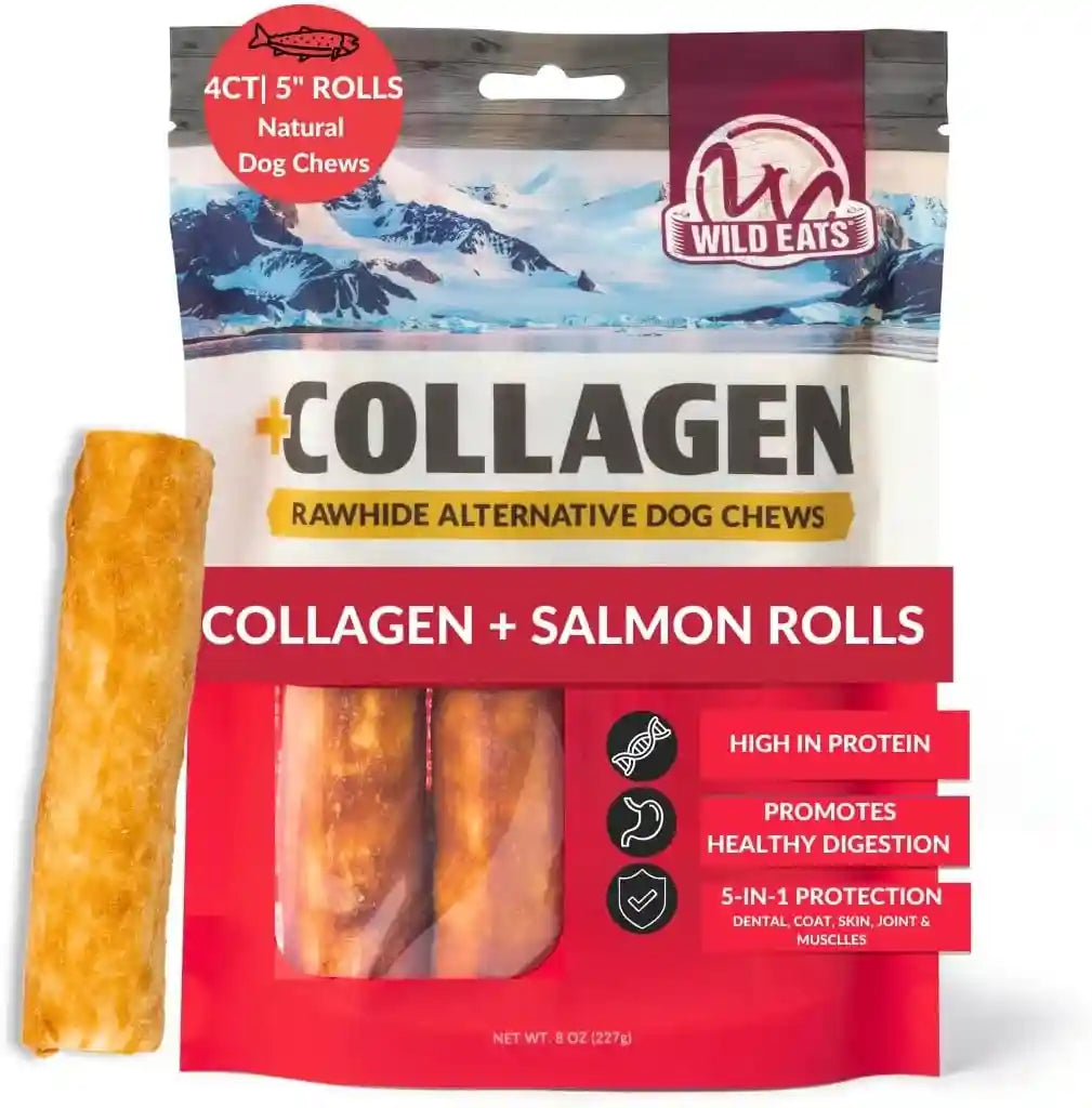 wild-eats-real-duck-collagen-bully-sticks-for-dogs-25-pack-rawhide-free-no-hide-chew-treat-made-without-grain-5-inch-size-high-protein-satisfies-natural-gnawing-urges-suits-all-breeds