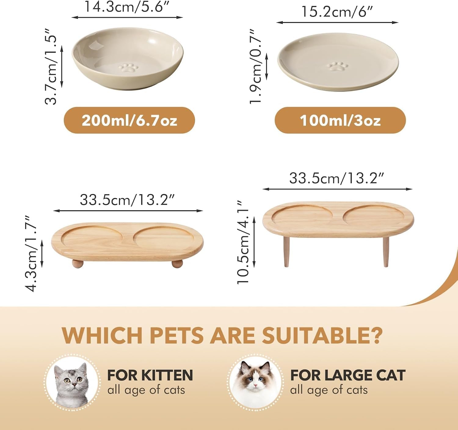 havniva-elevated-cat-bowls-cat-food-and-water-bowl-set-ceramic-cat-bowl-raised-cat-food-bowls-whisker-friendly-5-6-shallow-cat-dishes-6-wide-cat-plates-non-slip-wood-stand-two-heights