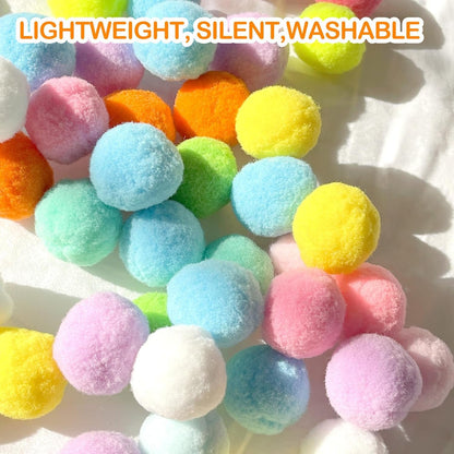 Meohui 31Pcs Cat Ball Toy Launcher Gun,Cat Balls Fetch Toy,30Pcs Plush Fuzzy Balls Launcher Cat Toy for Cats with 1 Gun,Funny Interactive Cat Toys for Bored Indoor Adult Cats,Cute Kitten Kitty Toys5